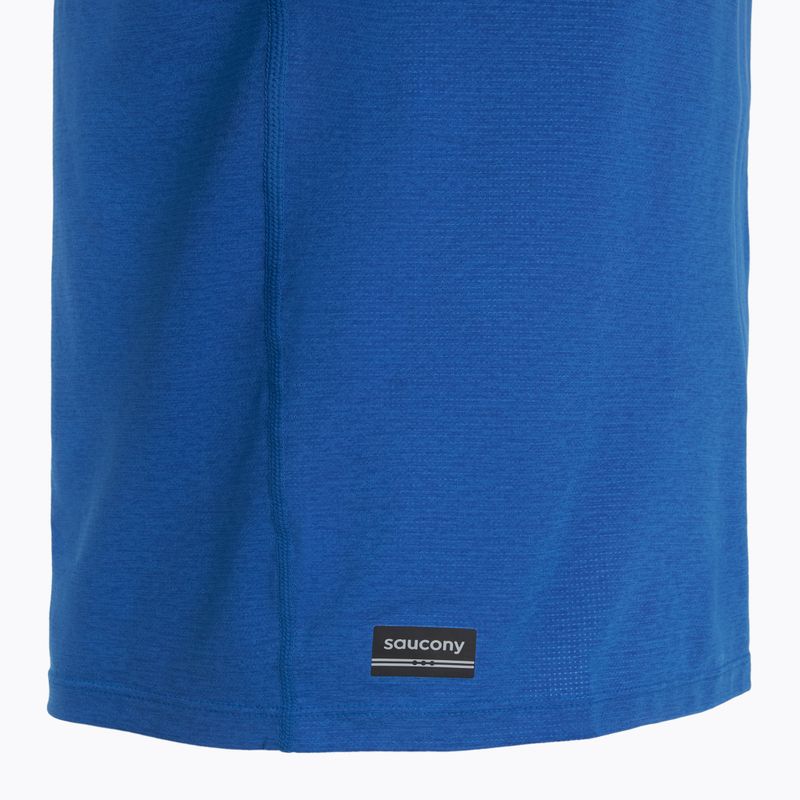 Мъжка тениска за бягане Saucony Stopwatch SS skydiver heather 3