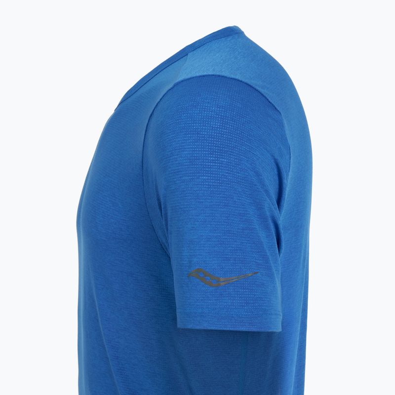 Мъжка тениска за бягане Saucony Stopwatch SS skydiver heather 4