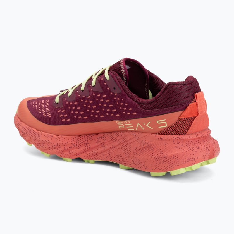 Мъжки обувки за бягане Merrell Agility Peak 5 3D mtl flare/crimson 3