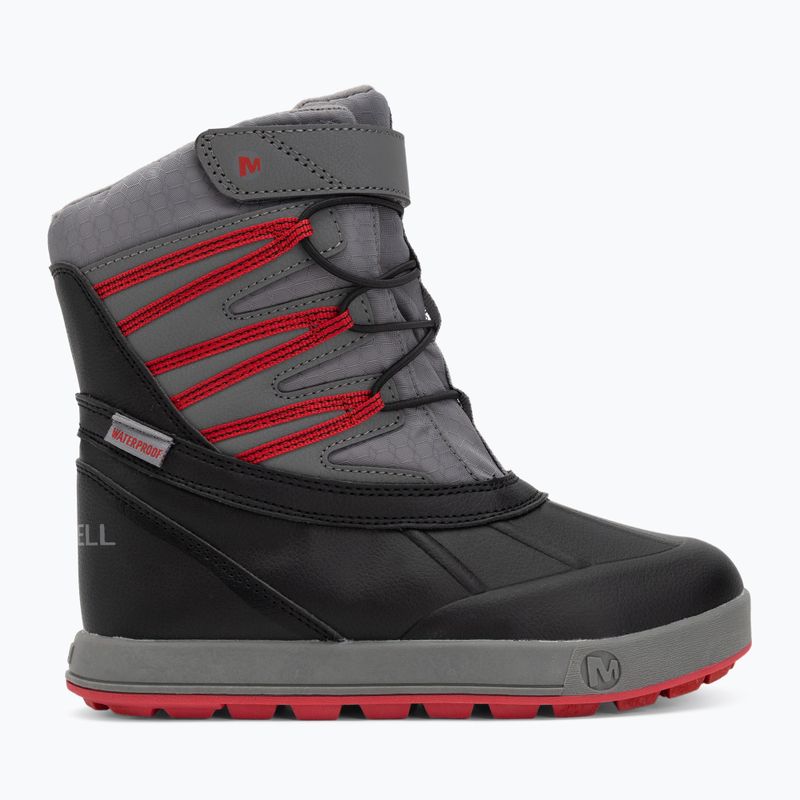 Детски ботуши за сняг Merrell Snow Bank 5.0 WP black/red 2