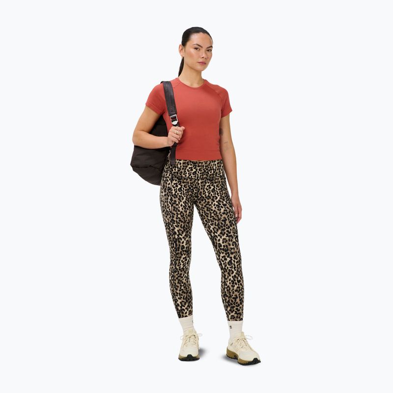 Дамска тениска за йога Sweaty Betty Athlete Crop Seamless Workout terrazzo red 2