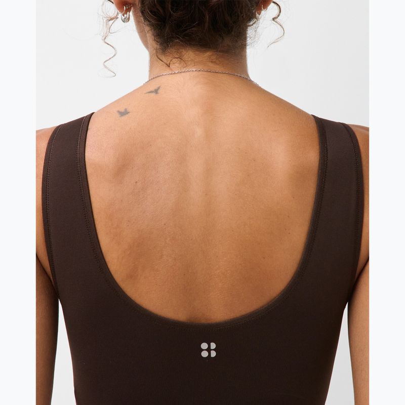 Спортен сутиен  Sweaty Betty Stamina Seamless Scoop espresso brown 4