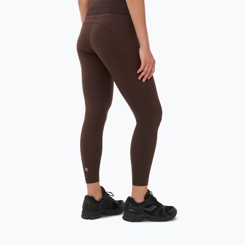 Дамски тренировъчен клин Sweaty Betty Power Workout 7/8 espresso brown 3