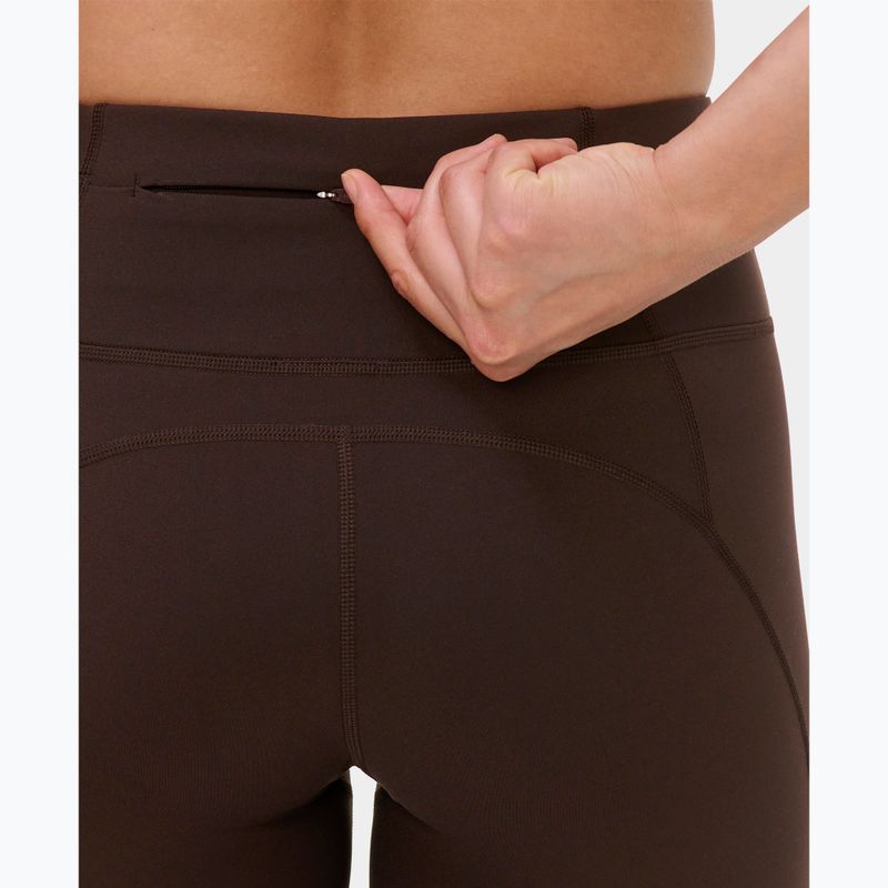 Дамски тренировъчен клин Sweaty Betty Power Workout 7/8 espresso brown 7