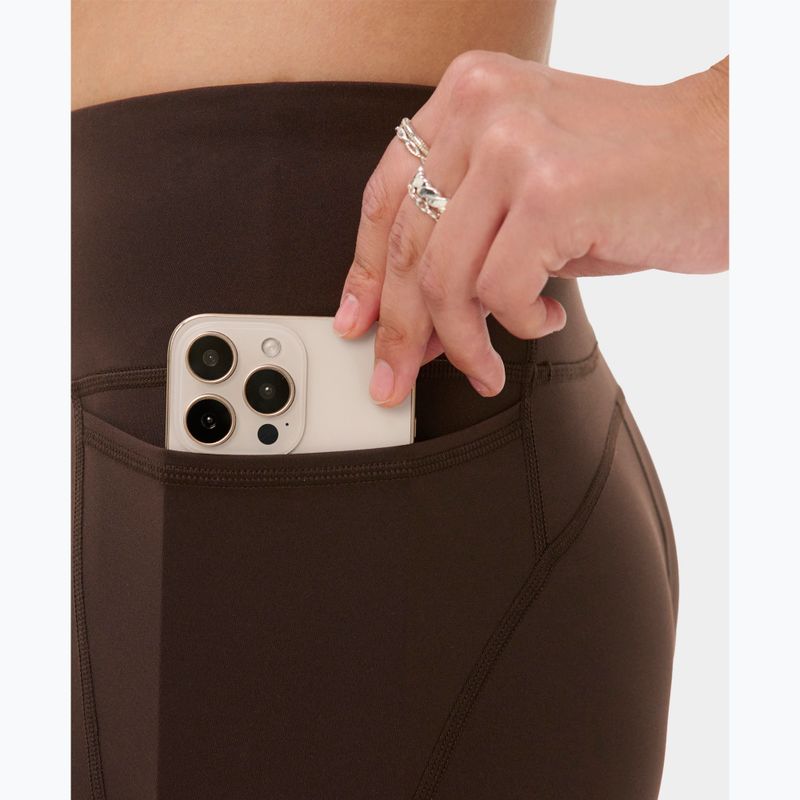 Дамски тренировъчен клин Sweaty Betty Power Workout 7/8 espresso brown 8