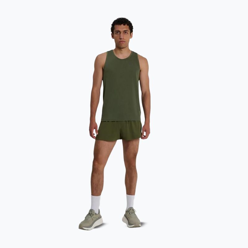 Мъжка тениска за бягане Saucony Stopwatch Singlet fatigue heather 2