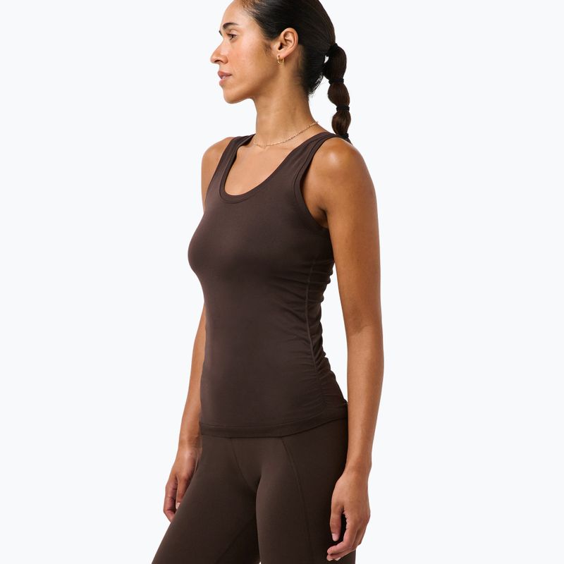 Дамска тениска за йога Sweaty Betty Seamless Ruched Tank espresso brown 3