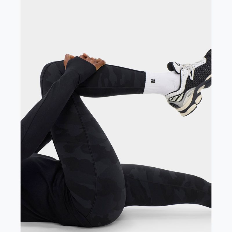 Дамски тренировъчен клин Sweaty Betty Power Piping Workout 7/8 ultra black camo print 5