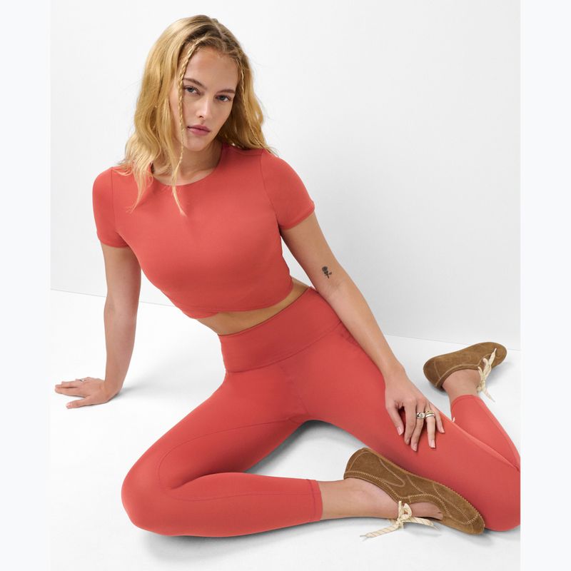 Дамска тениска за йога Sweaty Betty All Day Wrap terrazzo red 4