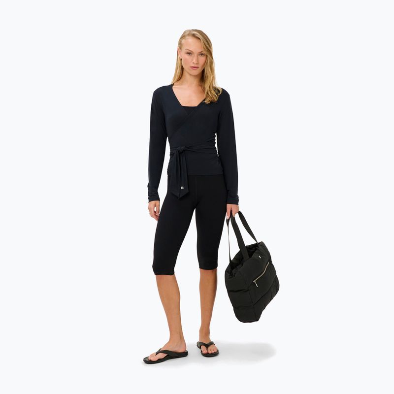 Дамска блуза с дълъг ръкав Sweaty Betty Soft Flow Studio Wear Your Way black 2