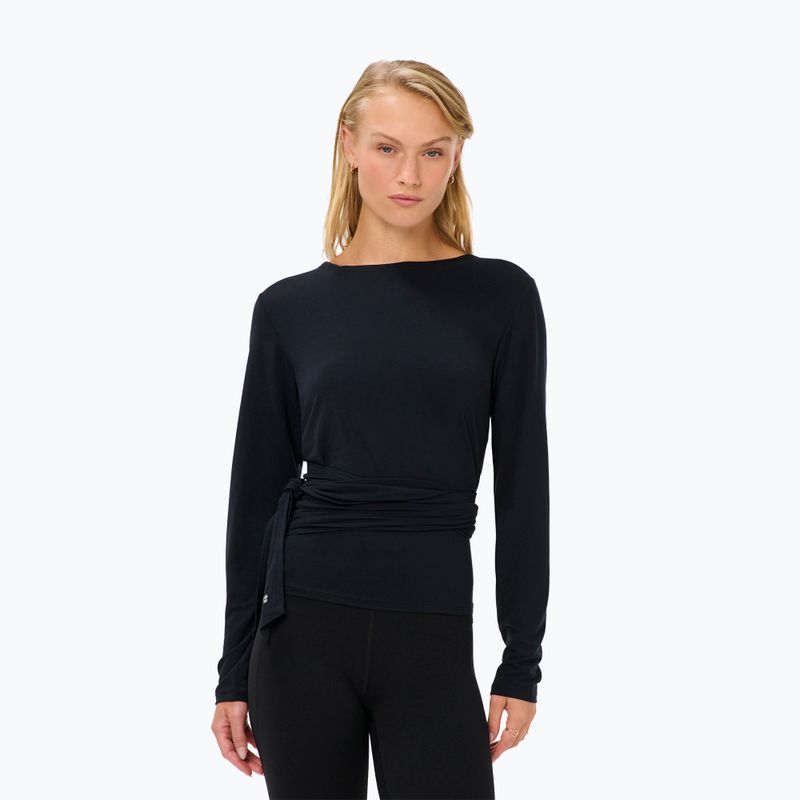 Дамска блуза с дълъг ръкав Sweaty Betty Soft Flow Studio Wear Your Way black 4