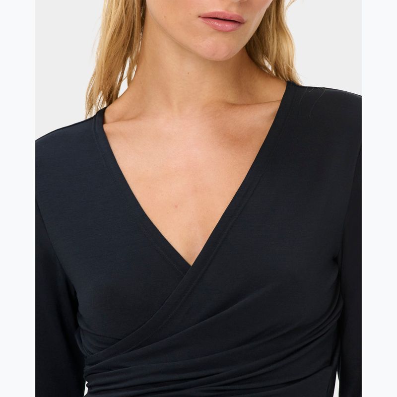 Дамска блуза с дълъг ръкав Sweaty Betty Soft Flow Studio Wear Your Way black 6