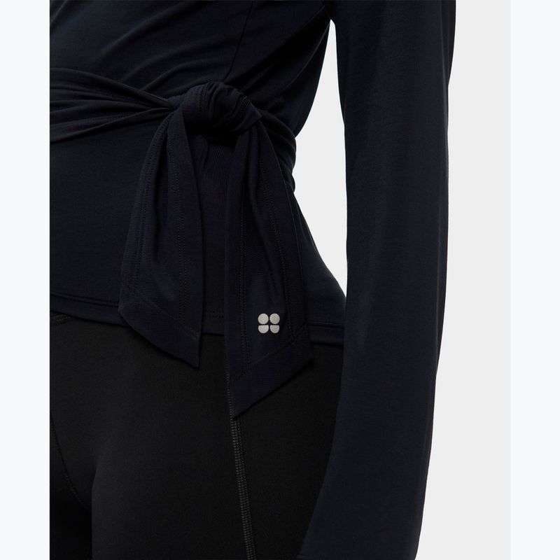 Дамска блуза с дълъг ръкав Sweaty Betty Soft Flow Studio Wear Your Way black 7