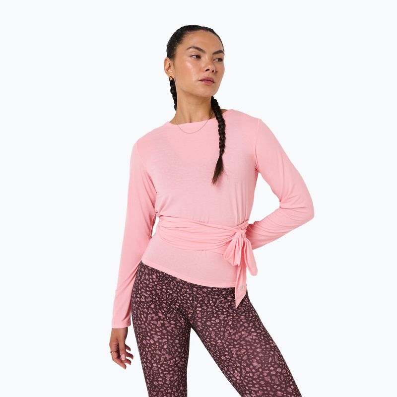 Дамска блуза с дълъг ръкав Sweaty Betty Soft Flow Studio Wear Your Way deco pink 4