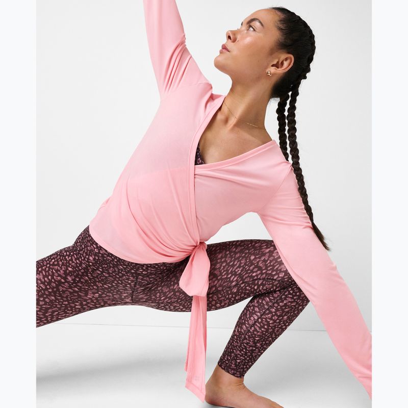 Дамска блуза с дълъг ръкав Sweaty Betty Soft Flow Studio Wear Your Way deco pink 6