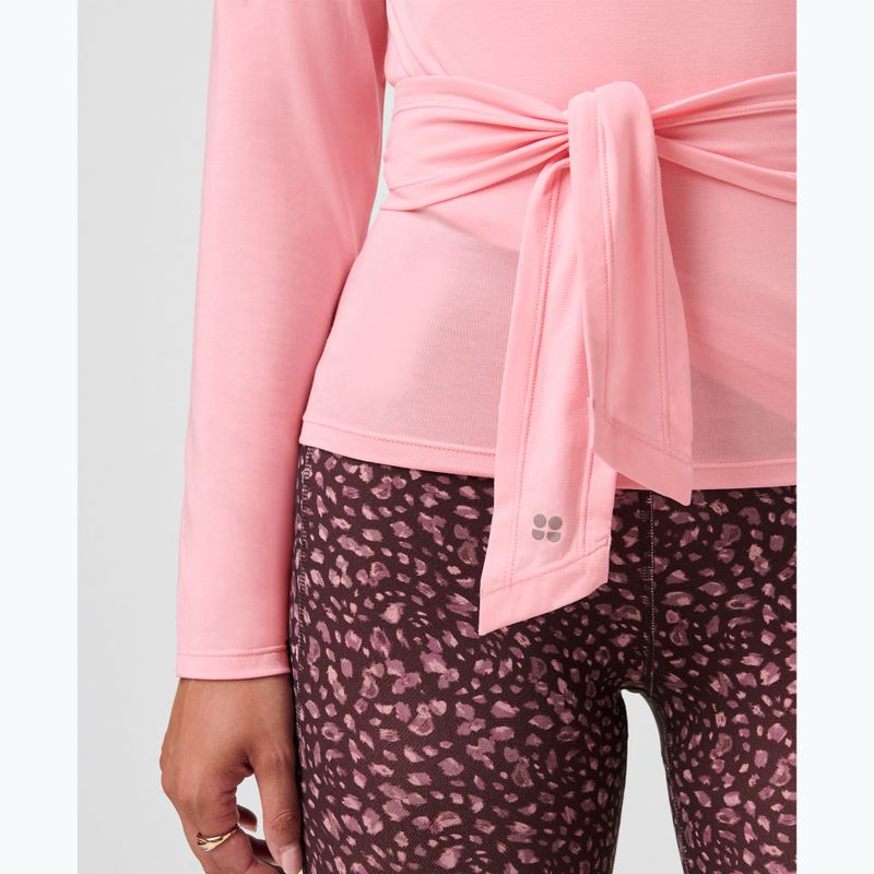 Дамска блуза с дълъг ръкав Sweaty Betty Soft Flow Studio Wear Your Way deco pink 7