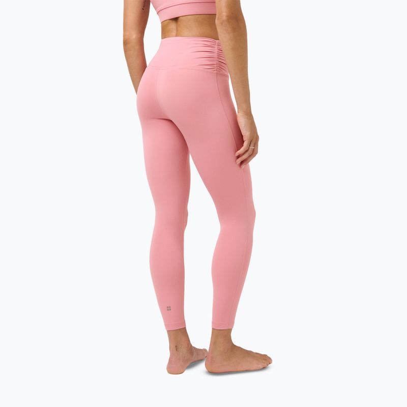 Дамски тренировъчен клин Sweaty Betty Ultimate Studio 7/8 Ruched dark deco pink 3