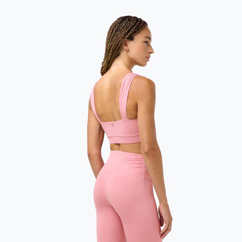 Спортен сутиен  Sweaty Betty Ultimate Studio Ruched dark deco pink 3