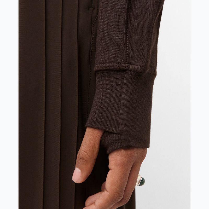 Дамски суитшърт Sweaty Betty After Class Yoke Crop espresso brown 5