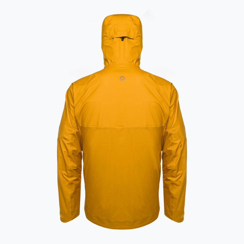 Мъжко яке за трекинг Marmot Mitre Peak Gore Tex жълто M12685 3