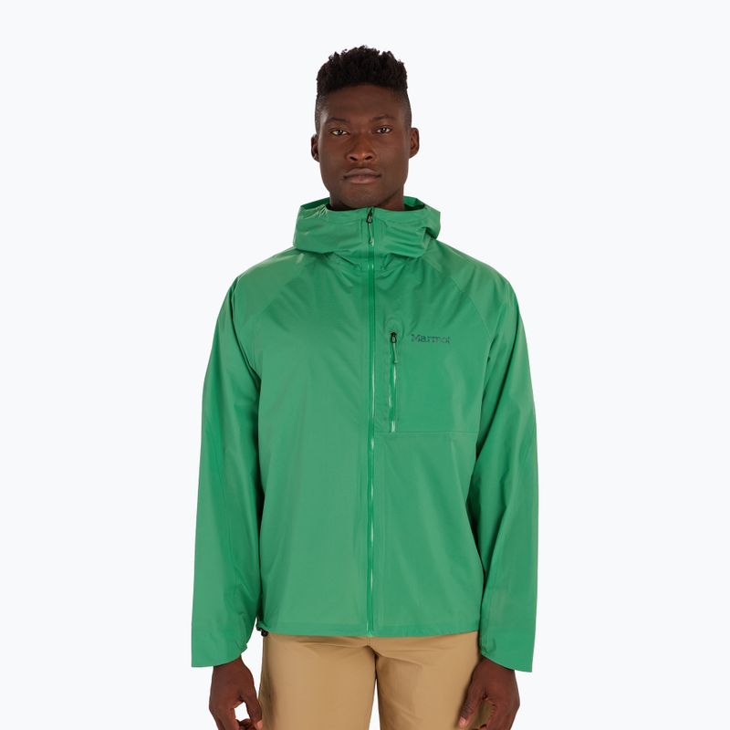 Мъжко яке за дъжд Marmot Superalloy Bio Rain clover