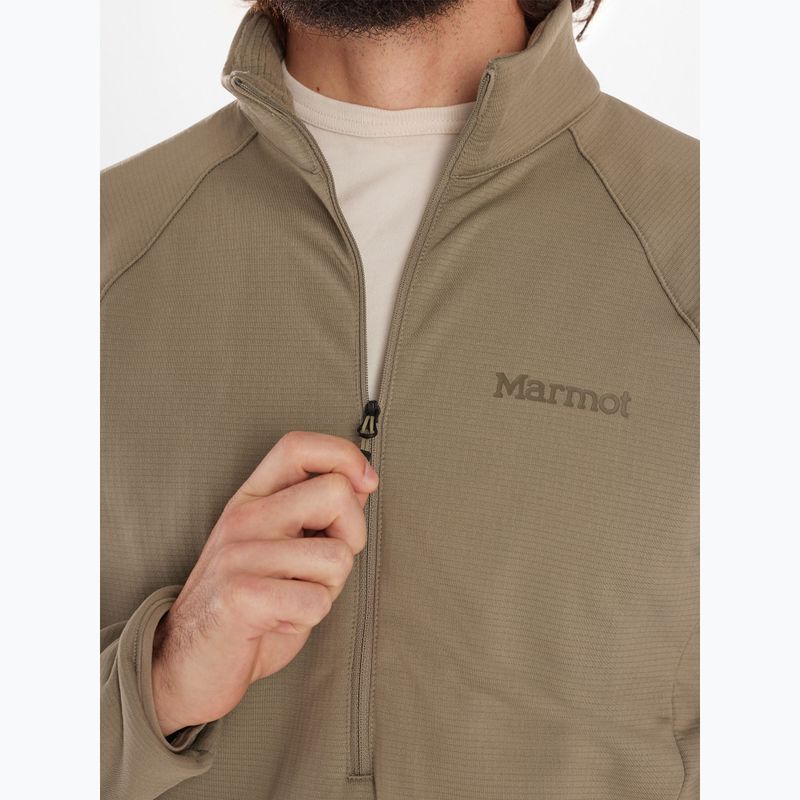 Мъжки суитшърт от полар Marmot Leconte Fleece 1/2 Zip vetiver 4