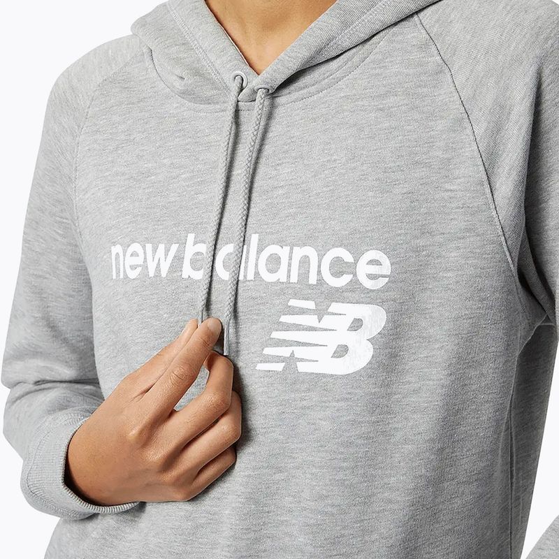 Дамски суитшърт New Balance Core Fleece Hoodie grey 4