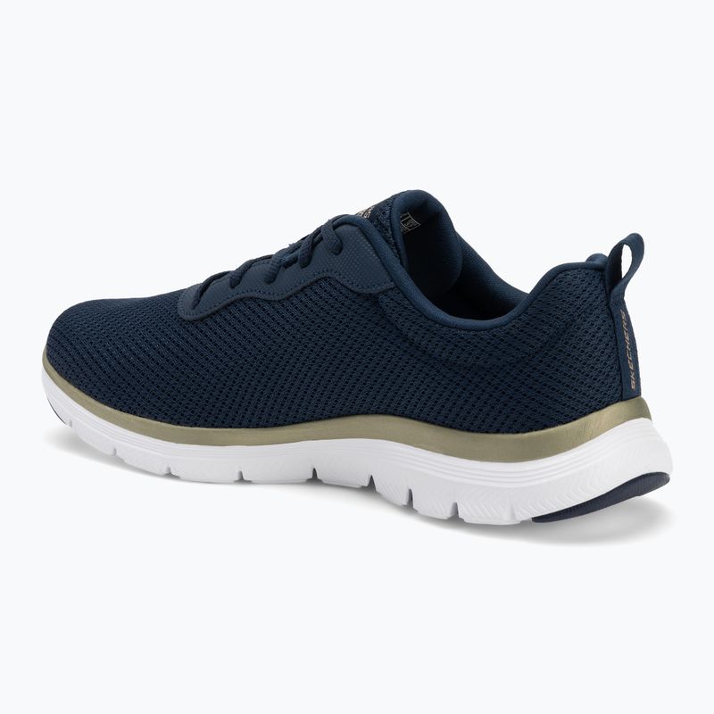 Дамски обувки SKECHERS Flex Appeal 4.0 Brilliant View navy/gold 3