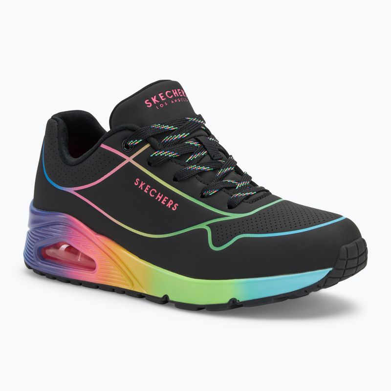 Дамски обувки SKECHERS Uno Pop Of Sunshine black/multi neon