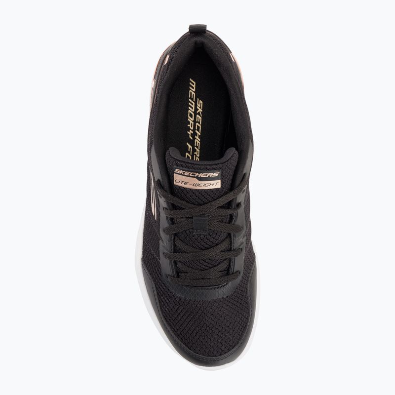 Дамски обувки за тренировка SKECHERS Skech-Air Dynamight The Halcyon black/rose gold 6