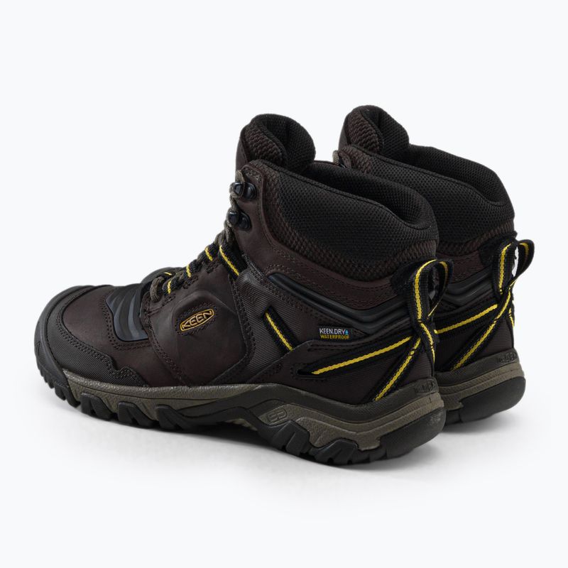 KEEN Ridge Flex Mid мъжки обувки за трекинг кафяви 1026614 3