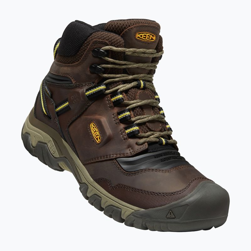 KEEN Ridge Flex Mid мъжки обувки за трекинг кафяви 1026614 11