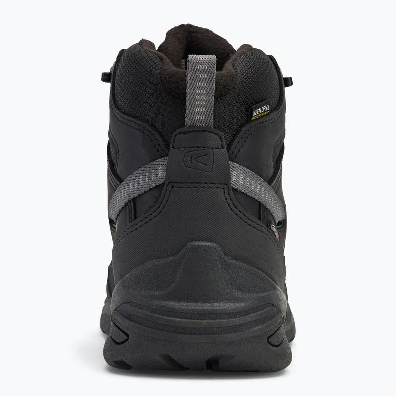 Мъжки туристически обувки KEEN Circadia Mid Polar black/steel grey 6