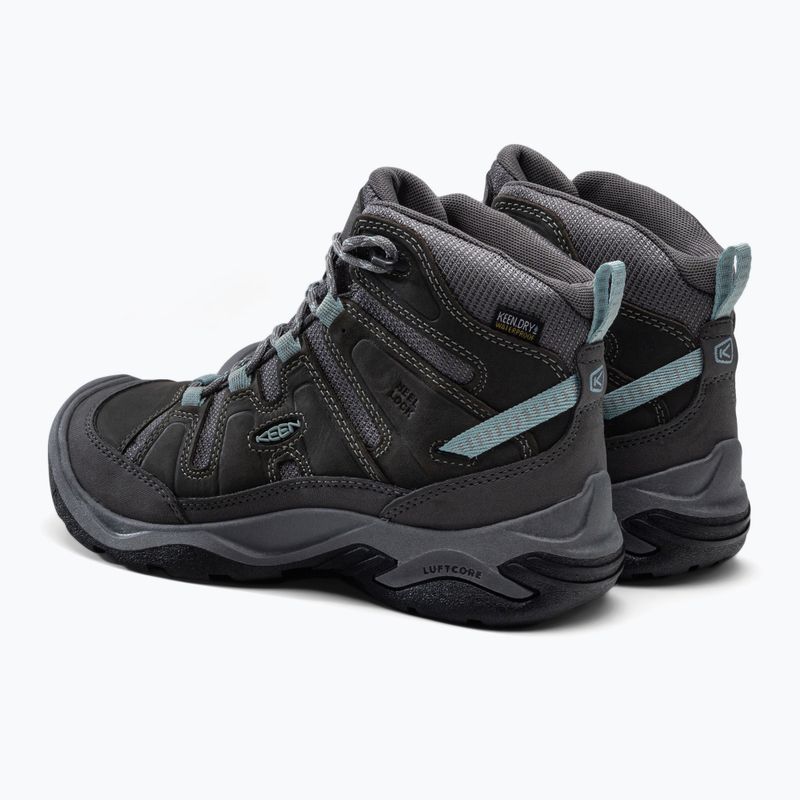 Дамски ботуши за трекинг KEEN Circadia Mid WP steel grey/cloud blue 3