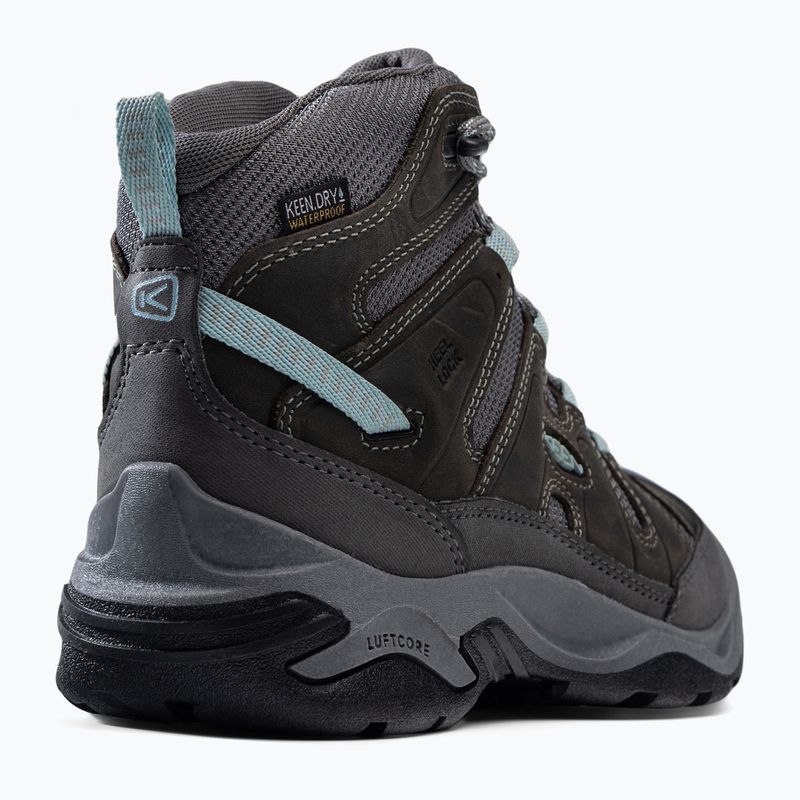 Дамски ботуши за трекинг KEEN Circadia Mid WP steel grey/cloud blue 8