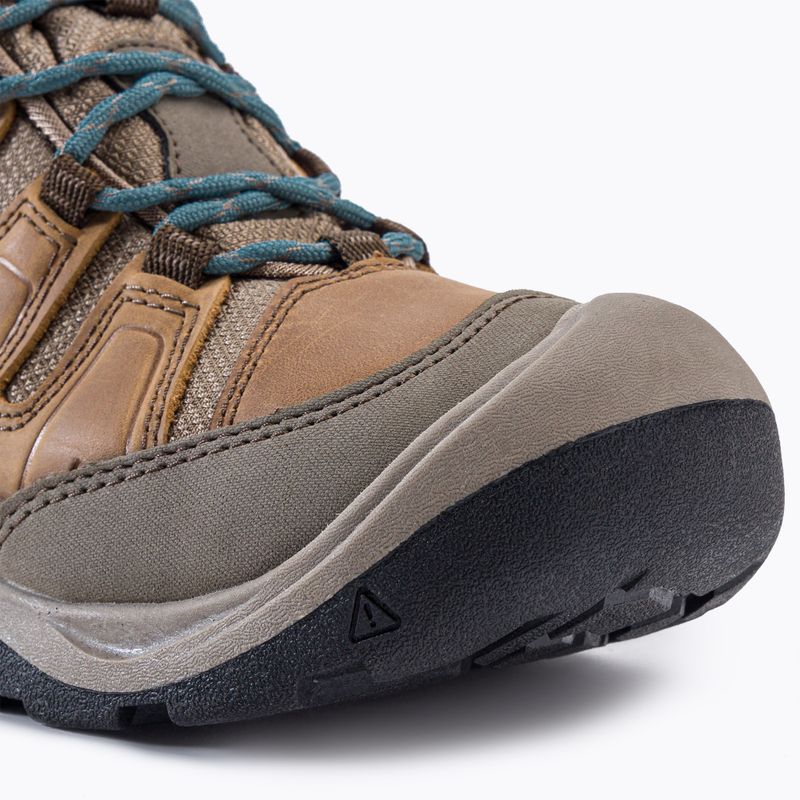 Дамски обувки за трекинг KEEN Circadia Mid WP toasted coconut/north atlantic 7