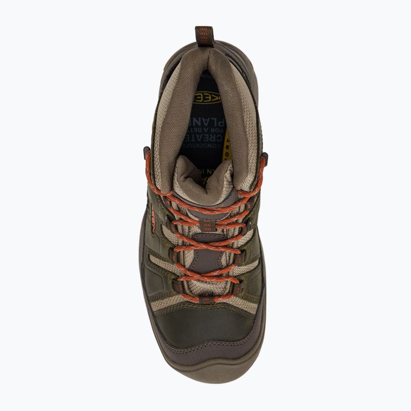 KEEN Circadia Mid WP мъжки ботуши за трекинг тъмна маслина/потърс глина 6