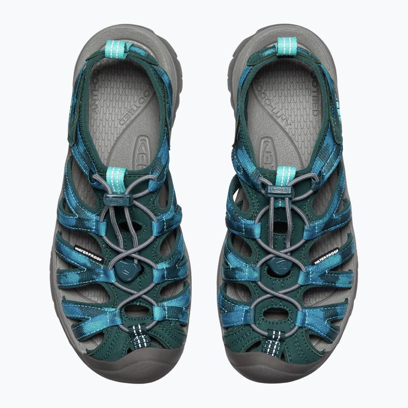 Keen Whisper Sea Moss дамски сандали за трекинг, сини 1027362 13