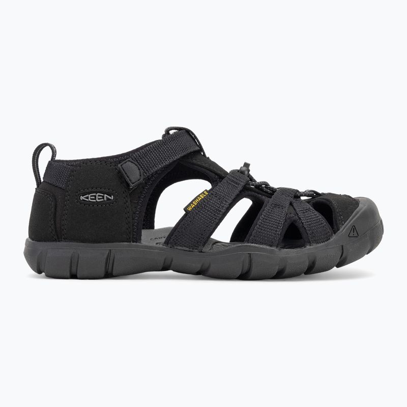 KEEN Seacamp II CNX юношески сандали черно/сиво 2