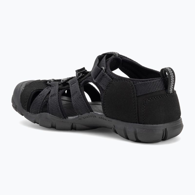 KEEN Seacamp II CNX юношески сандали черно/сиво 3