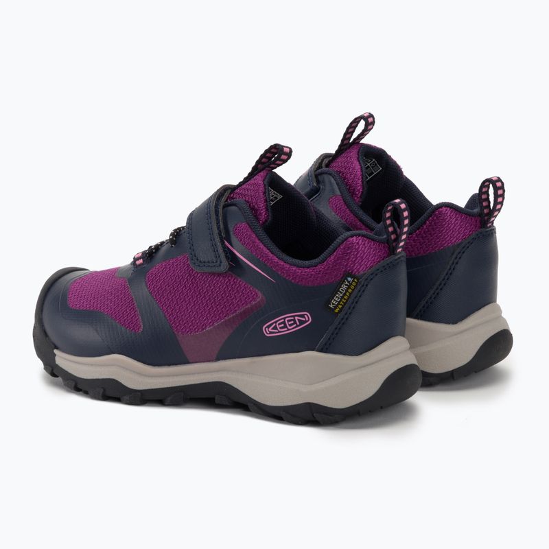 Детски туристически обувки KEEN Wanduro Low WP sky captain/charisma 3