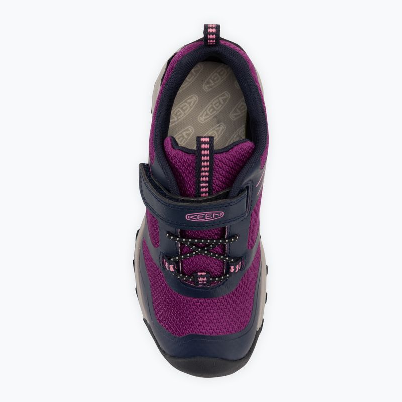 Детски туристически обувки KEEN Wanduro Low WP sky captain/charisma 6