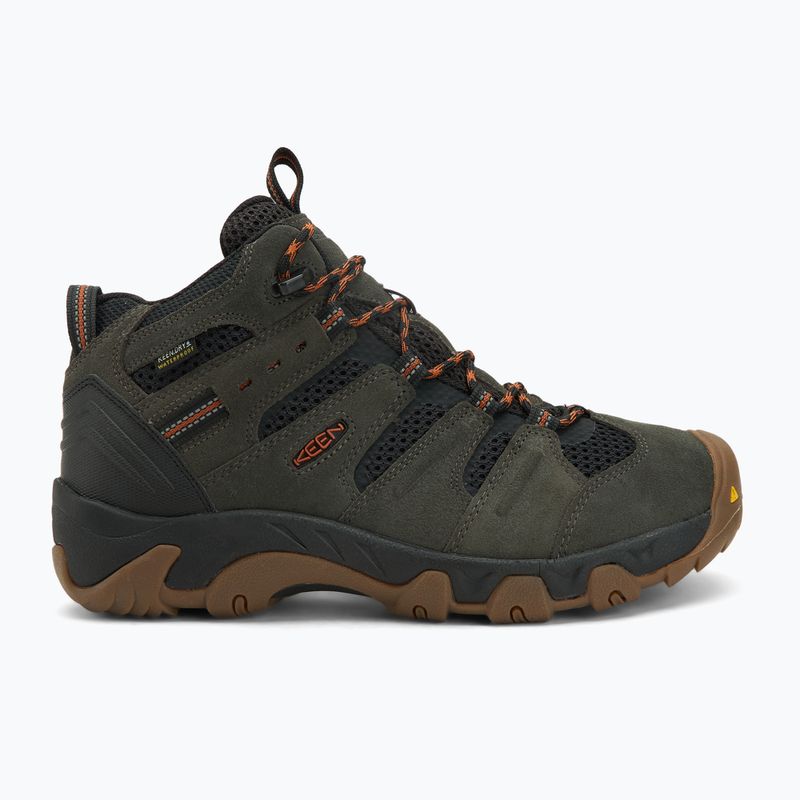 Мъжки обувки за трекинг KEEN Headout Mid Waterproof black olive/fossil orange 2