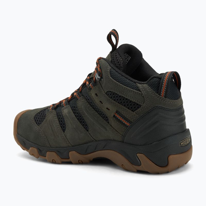Мъжки обувки за трекинг KEEN Headout Mid Waterproof black olive/fossil orange 3