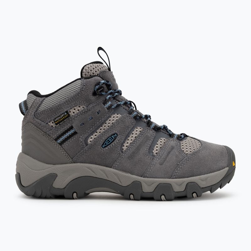 Дамски обувки за трекинг KEEN Headout Mid Waterproof Steel Grey/Blue Heaven 2