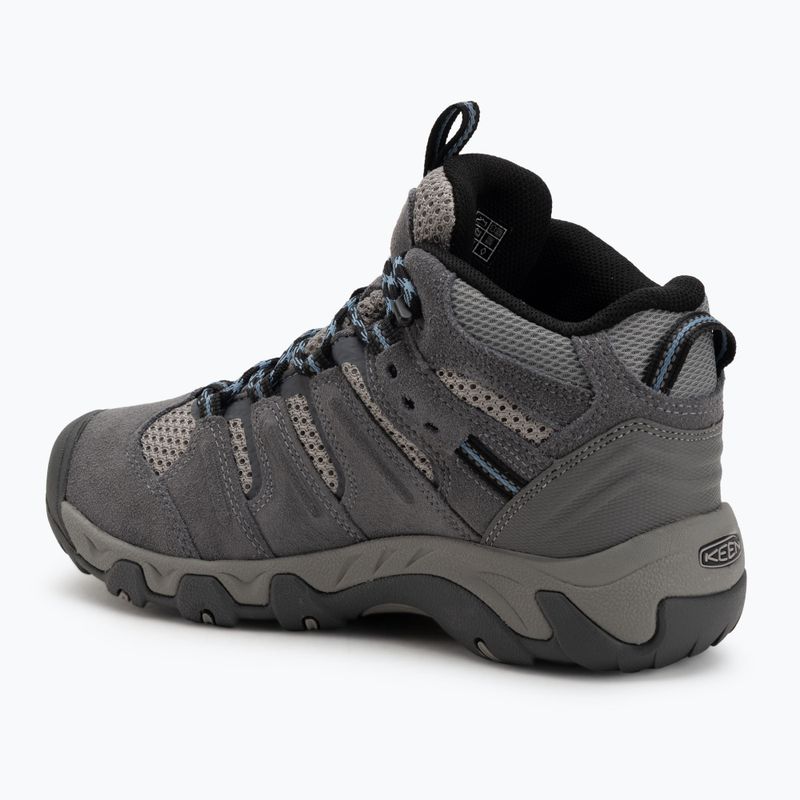 Дамски обувки за трекинг KEEN Headout Mid Waterproof Steel Grey/Blue Heaven 3
