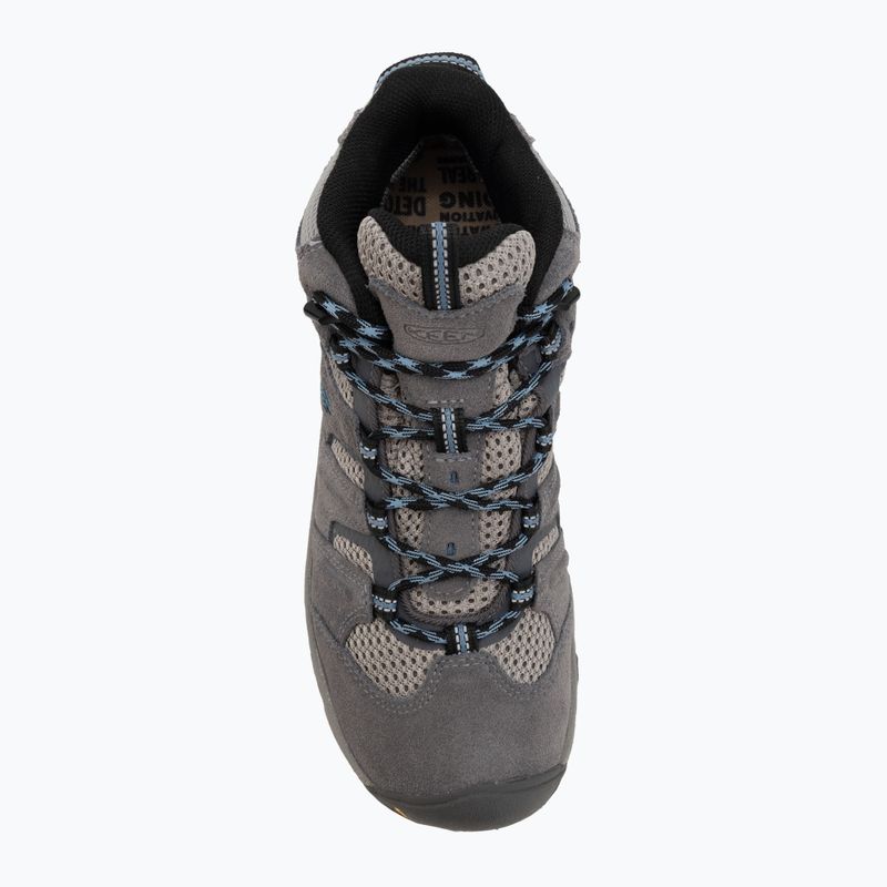 Дамски обувки за трекинг KEEN Headout Mid Waterproof Steel Grey/Blue Heaven 5