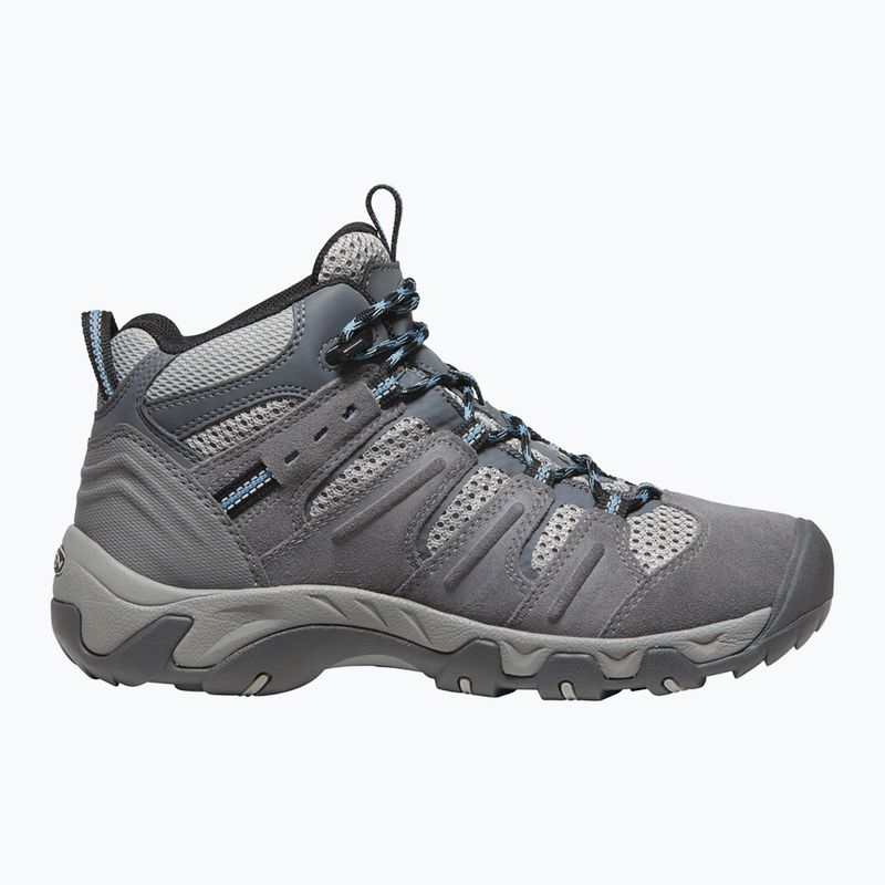 Дамски обувки за трекинг KEEN Headout Mid Waterproof Steel Grey/Blue Heaven 10