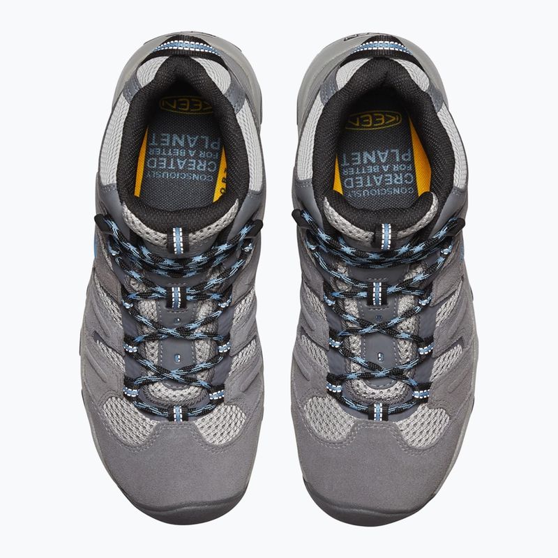 Дамски обувки за трекинг KEEN Headout Mid Waterproof Steel Grey/Blue Heaven 13