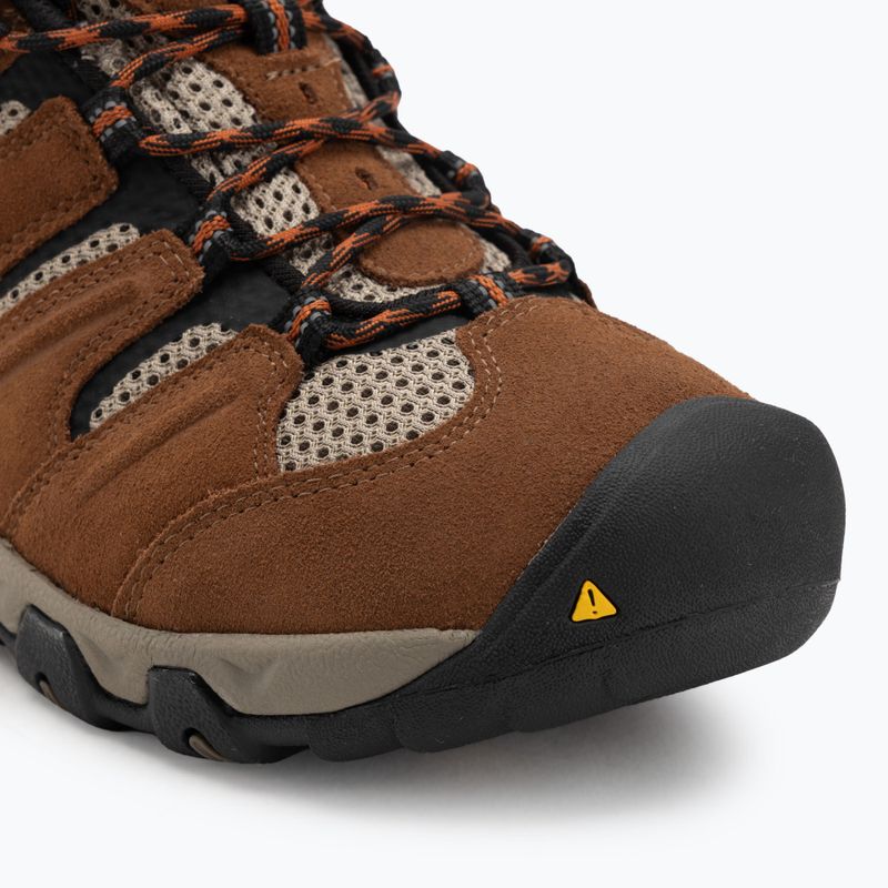 Мъжки обувки за трекинг KEEN Headout Waterproof bison/fossil orange 9